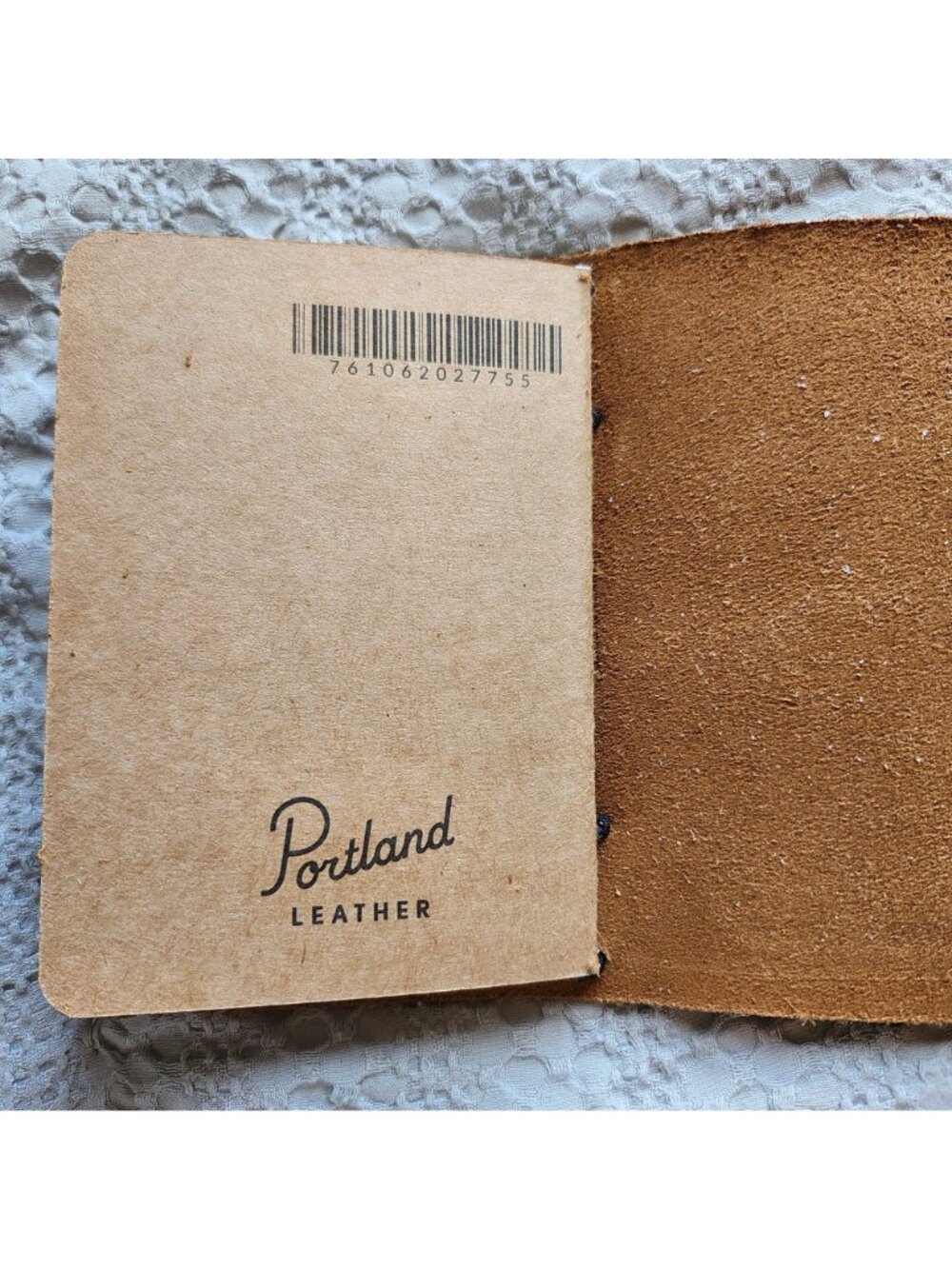 Portland Leather Unisex Small Wrap Journal Honey Leather Refillable Strap - Picture 5 of 7